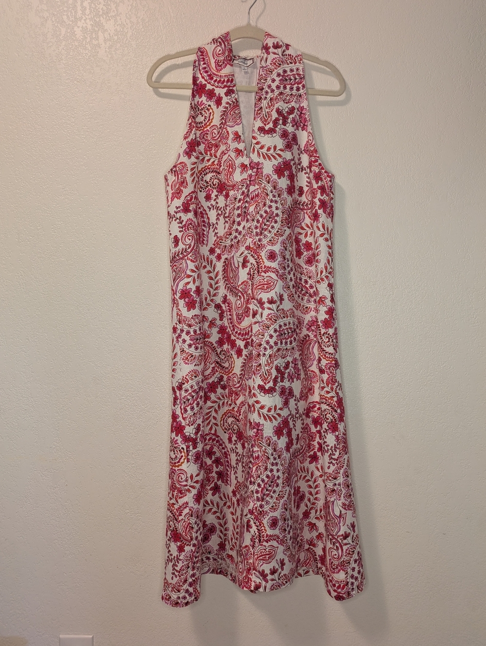 Johnny Was Workshop Lillet Crisscross Linen Dress - Picture 6 of 9
